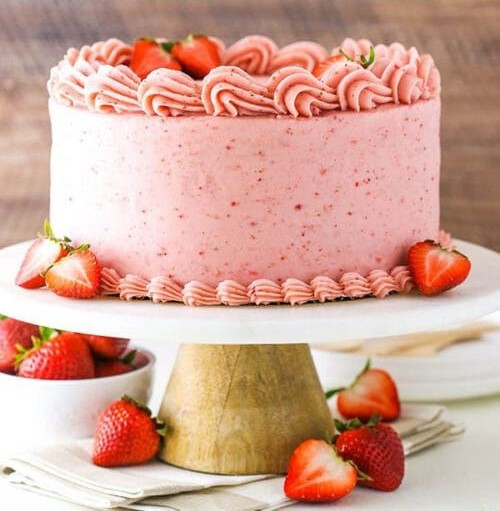 Strawberry cake
