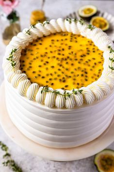 Passion Fruit Cake