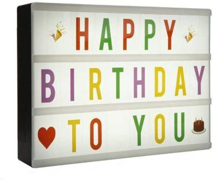 Light Box -Happy Birthday